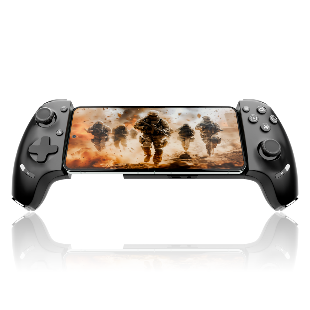 Nextech Klutch One Gamepad with iPhone 15 & Above/Android, XBOX, HID & Keymap Modes | Type C & Bluetooth Connectivity | Gaming Controller for Mobile, PC,Console | Mobile Gamepad & Mobile Controller