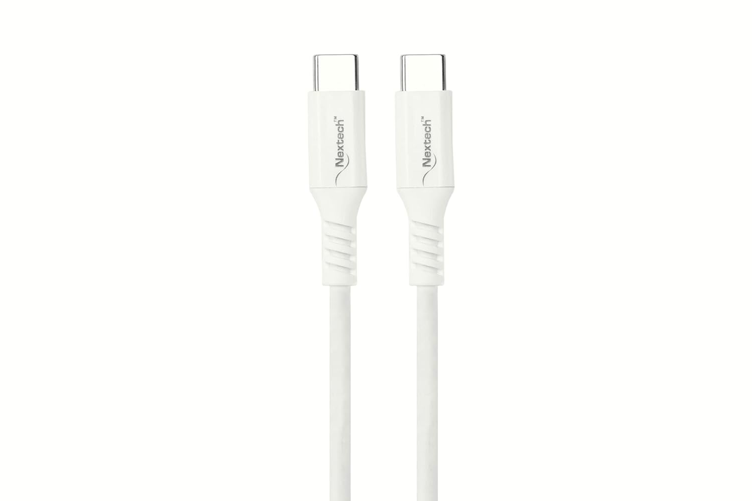 Nextech 20W Type-C Wall Charger with 1M Type-C Cable | Fast Charging Adapter for Android Smartphones & iPhone 16/16 Plus/16 Pro/15/14/13/12 Series | Compact, Safe & Travel-Friendly (White)