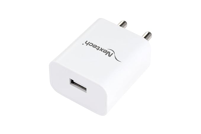 Nextech 22.5W QC3.0 Fast Charging Adapter | Universal Charger | Mobile Charger Adapter | Type C Fast Charging | Power Adapter for Samsung, Apple 20W, BC1.2 (Glossy White)